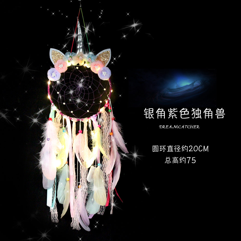 Atrapasueños Unicornio De Plumas al por mayor